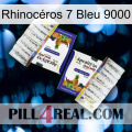 Rhinocéros 7 Bleu 9000 12